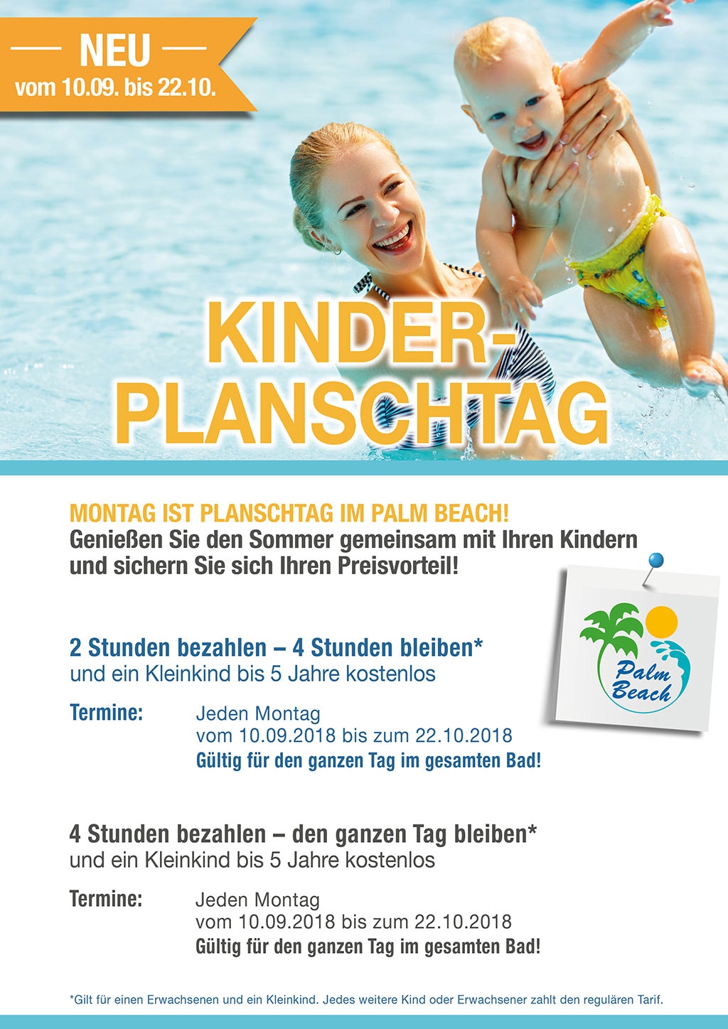 PalmBeach Kinder-Planschtag
